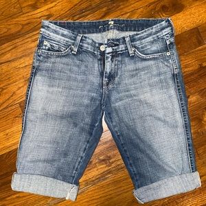 7 for all man kind bermuda shorts